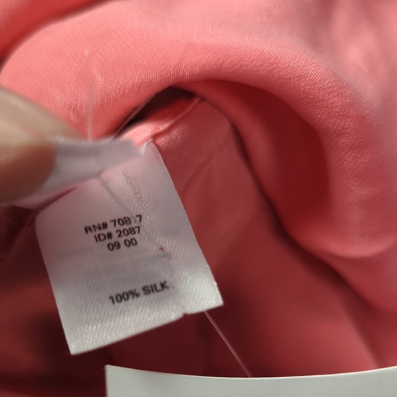 30107 Victoria Secrets Silk Satin Chemise Slip Pink size Small sexy sleep boho - Picture 7 of 8